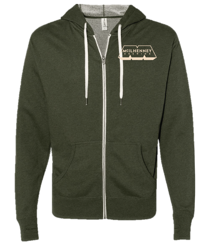 Brewery zip up discount hoodie